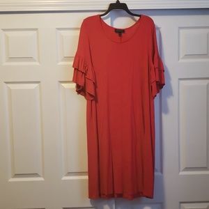 Lane Bryant Ruffle Sleeve Dress